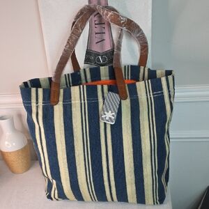 Splendid Striped Tote NWT
